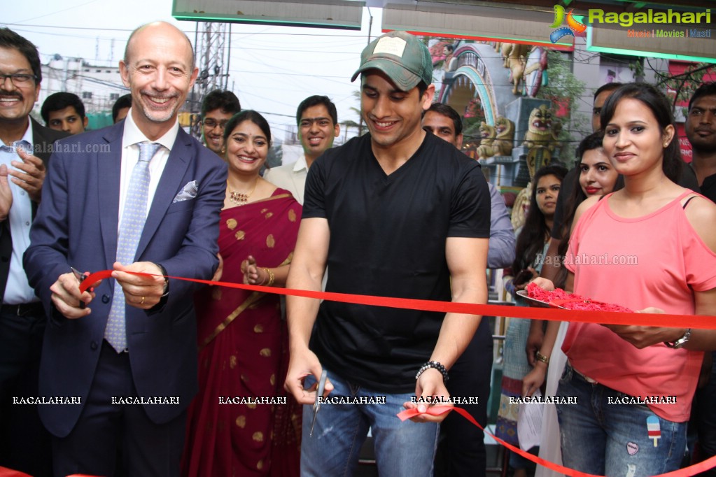 Naga Chaitanya launches The Motoplex at Jubilee Hills, Hyderabad