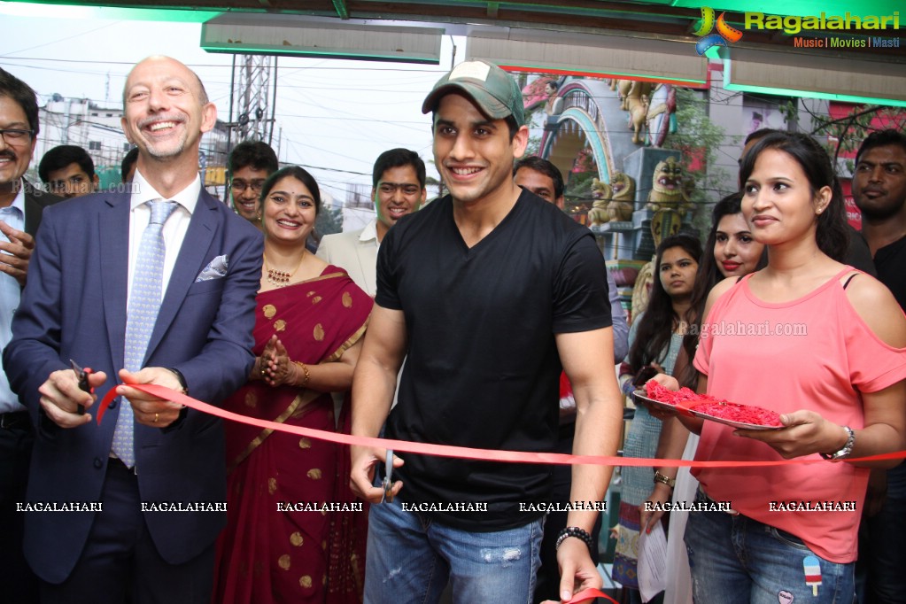 Naga Chaitanya launches The Motoplex at Jubilee Hills, Hyderabad
