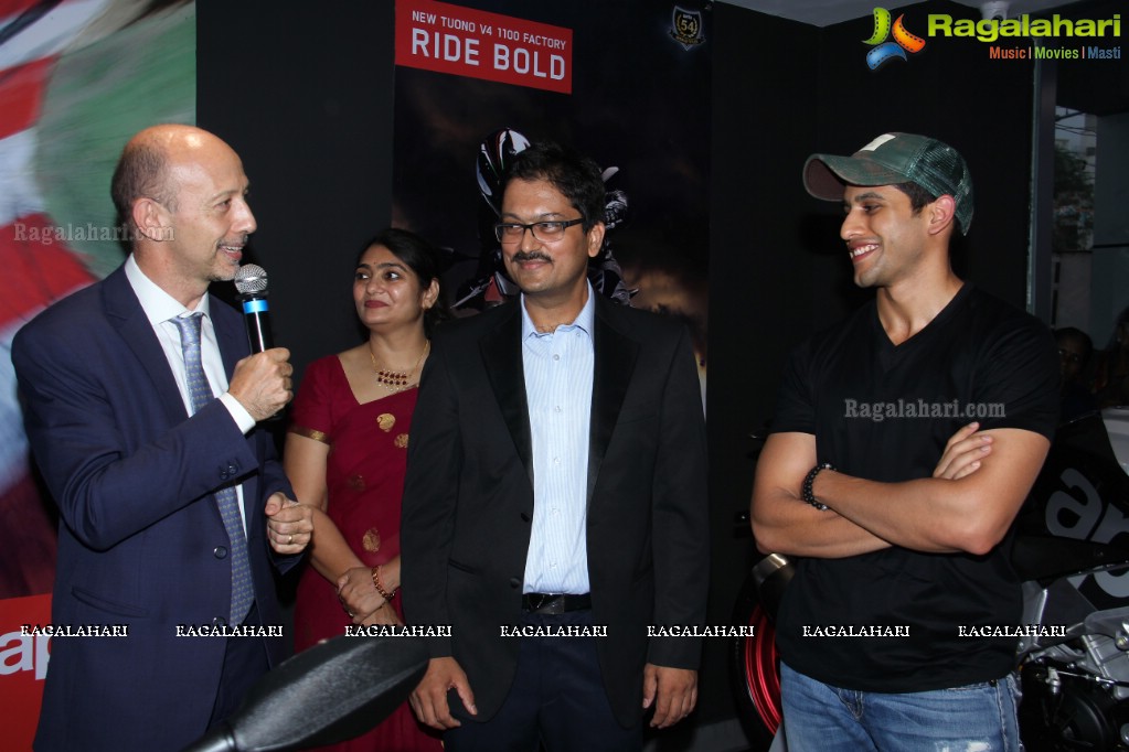 Naga Chaitanya launches The Motoplex at Jubilee Hills, Hyderabad