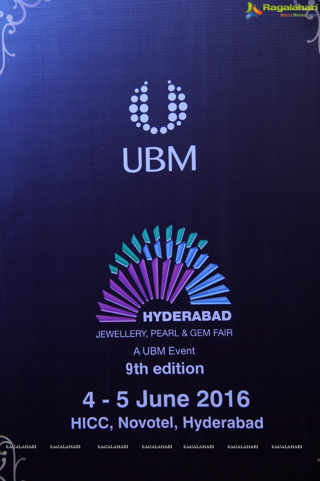 UBM Press Conference on Announcement of The 9th Hyderabad Jewellery Pear and Gem (HJF 2016)