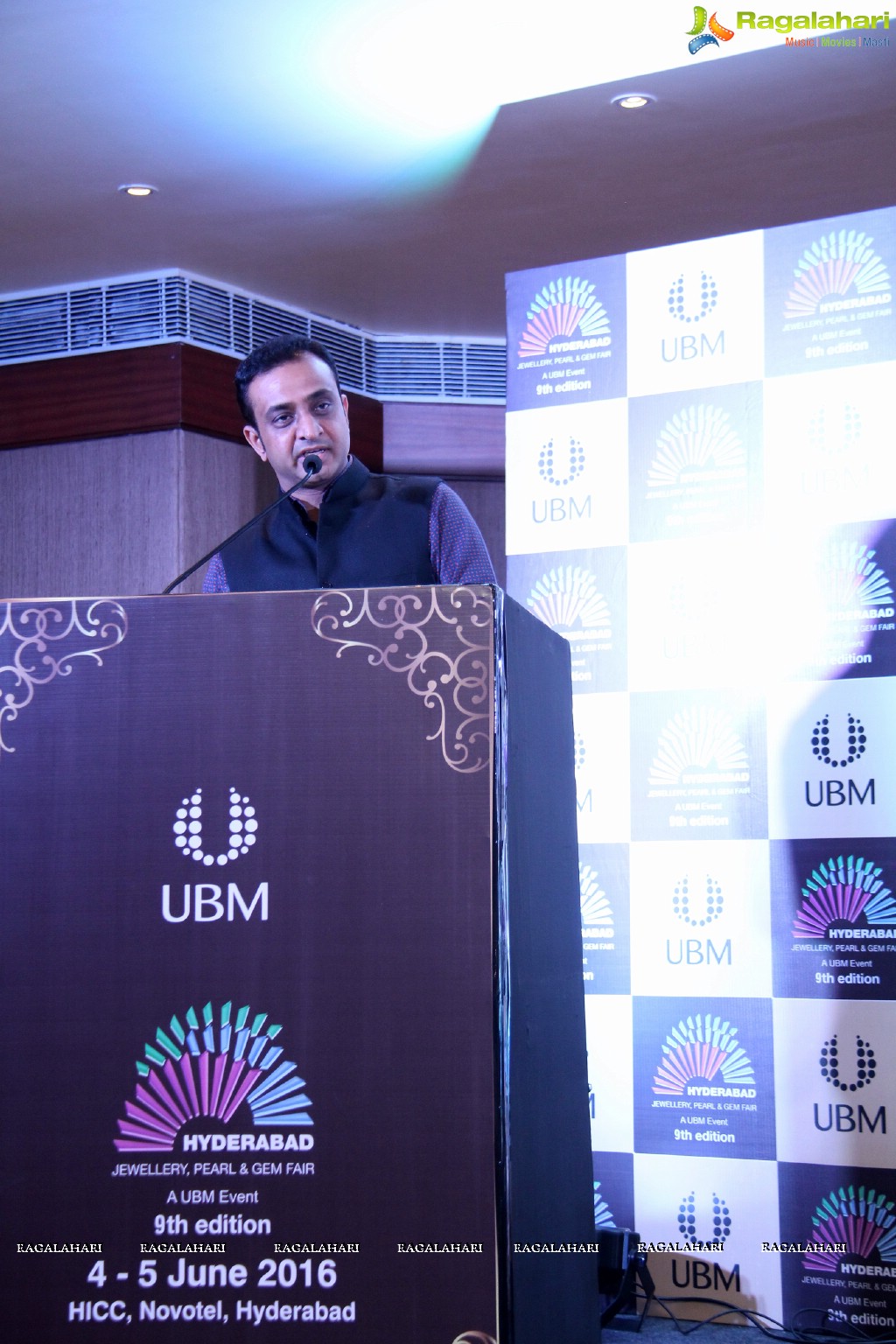 UBM Press Conference on Announcement of The 9th Hyderabad Jewellery Pear and Gem (HJF 2016)