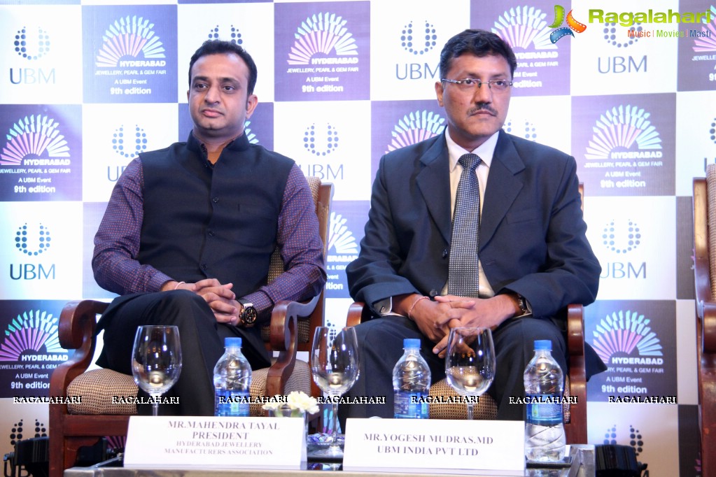 UBM Press Conference on Announcement of The 9th Hyderabad Jewellery Pear and Gem (HJF 2016)