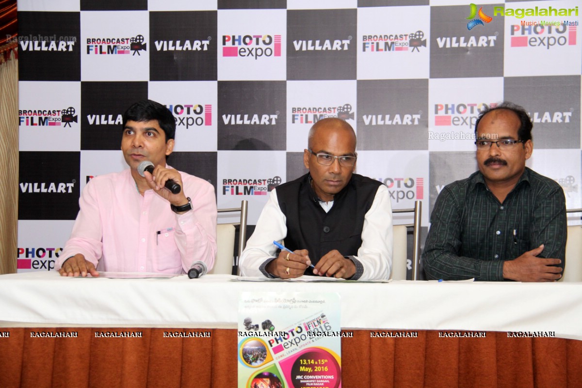 Villart Photo Expo 2016 Press Meet, Hyderabad