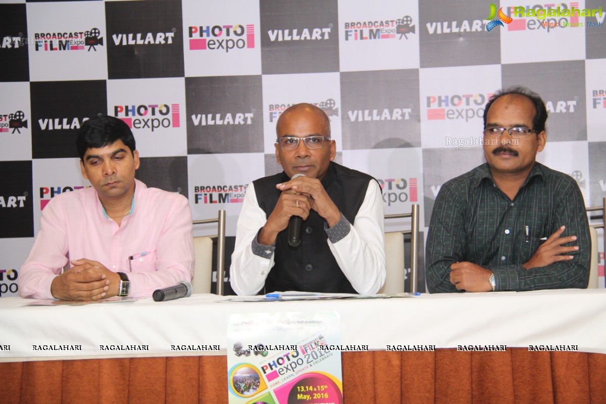 Villart Photo Expo 2016 Press Meet, Hyderabad