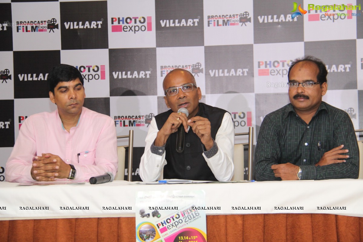 Villart Photo Expo 2016 Press Meet, Hyderabad