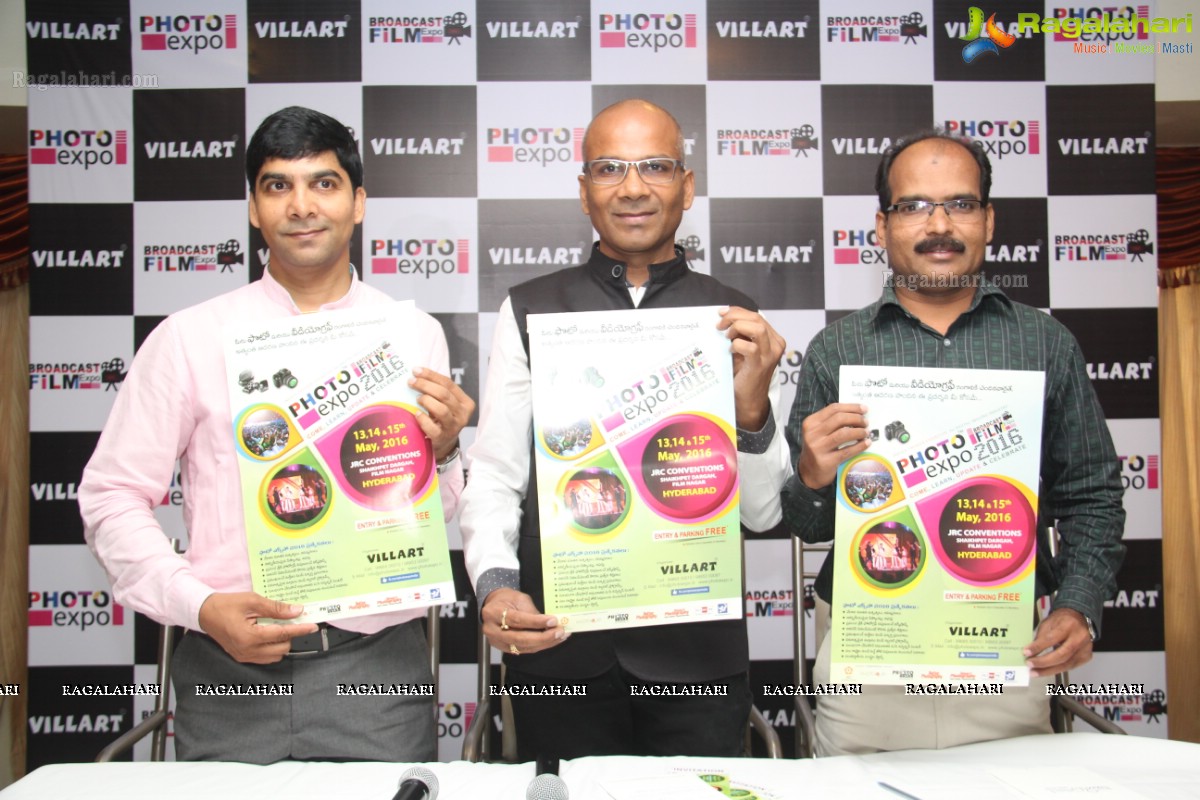 Villart Photo Expo 2016 Press Meet, Hyderabad