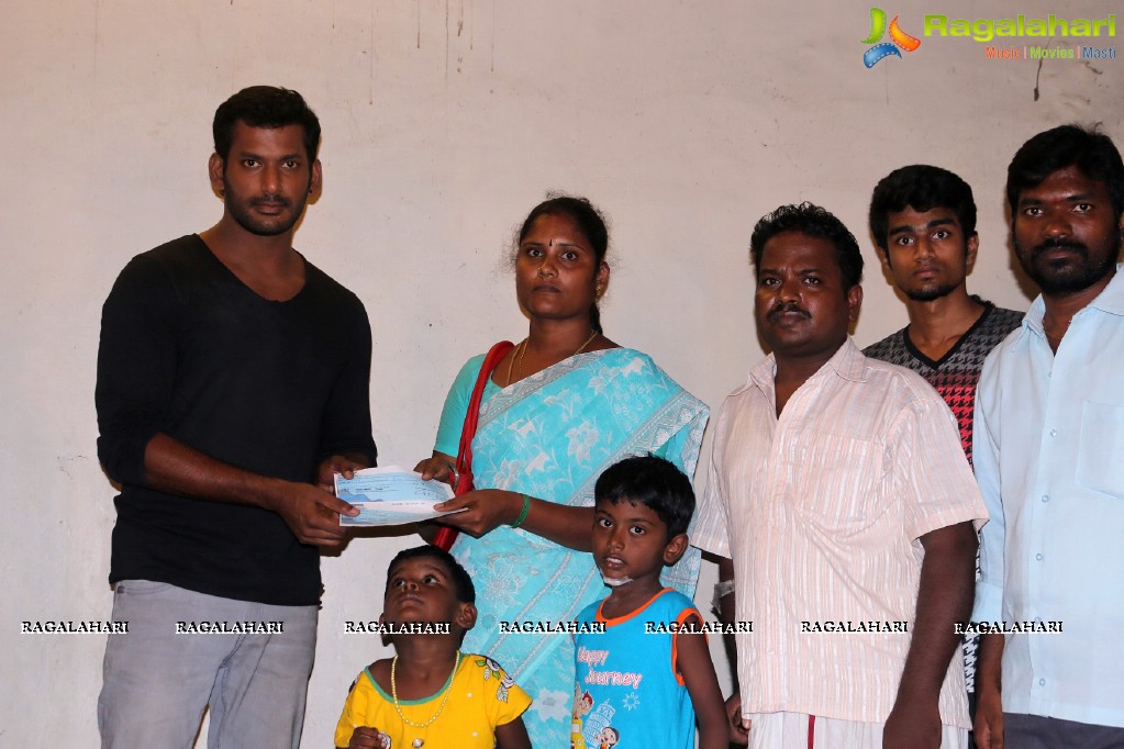 Vishal pays College Fees for Poor Students