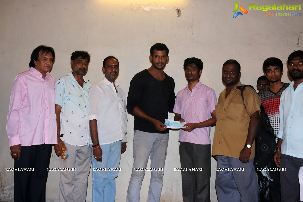 Vishal pays College Fees for Poor Students