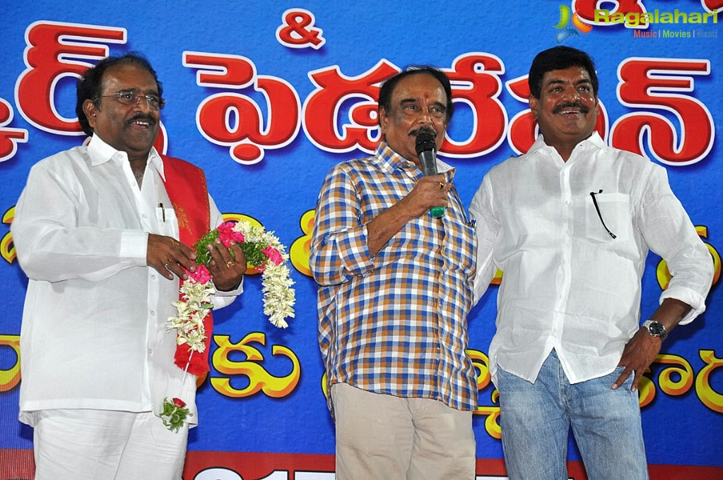 Felicitation by Telugu TV and Workers Federation for the Nandi Award Winners of 2012 And 2013