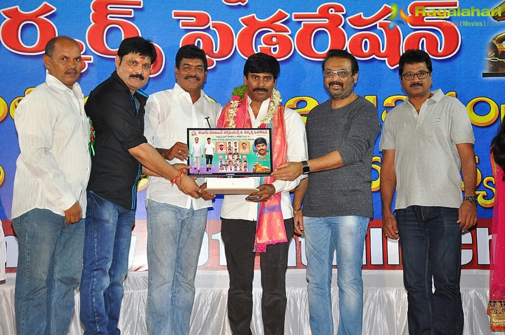 Felicitation by Telugu TV and Workers Federation for the Nandi Award Winners of 2012 And 2013