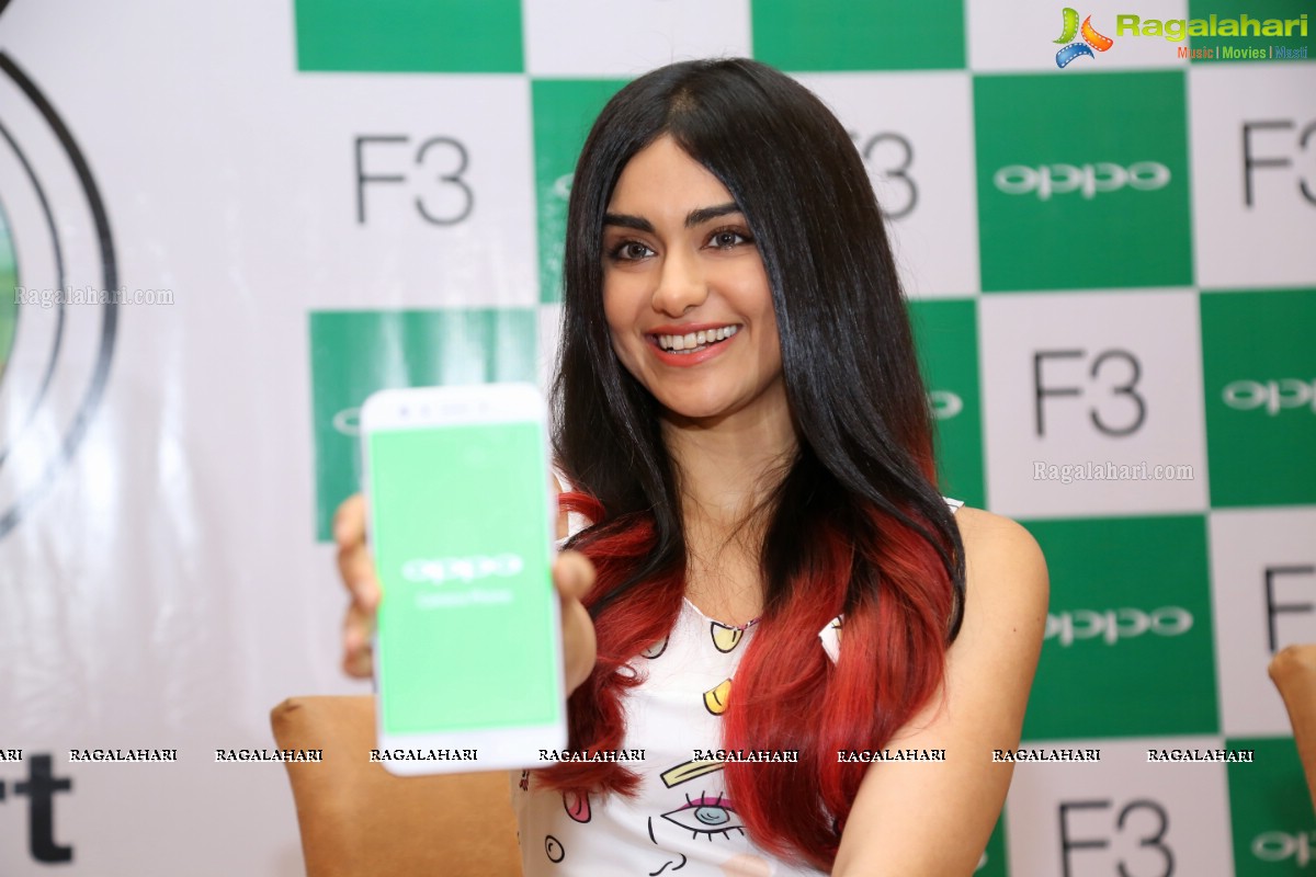 Adah Sharma launches Oppo F3 Plus Mobiles at Lemon Tree, Hyderabad