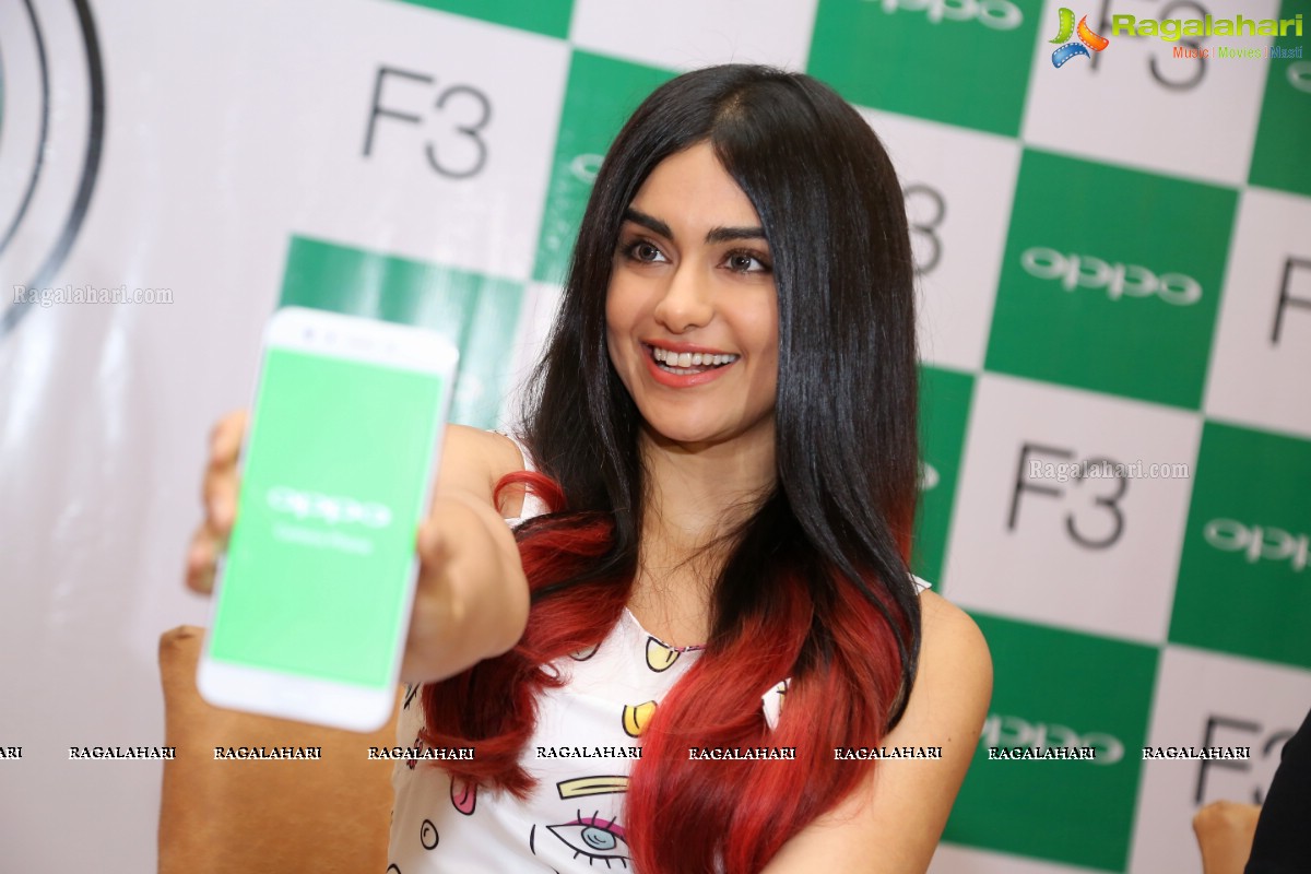 Adah Sharma launches Oppo F3 Plus Mobiles at Lemon Tree, Hyderabad