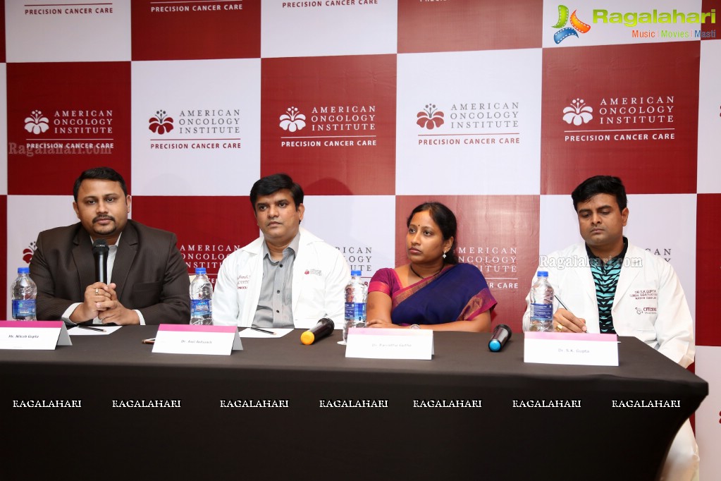 American Oncology Institute Press Conference at Mercure Hyderabad KCP, Hyderabad