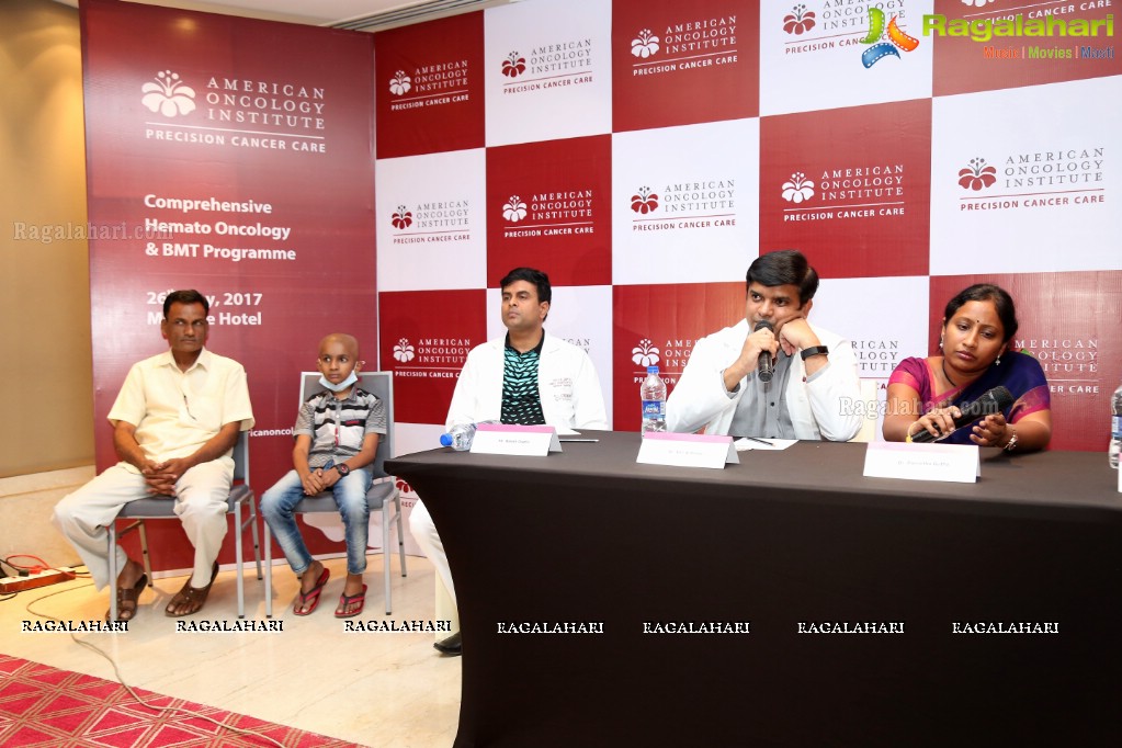 American Oncology Institute Press Conference at Mercure Hyderabad KCP, Hyderabad