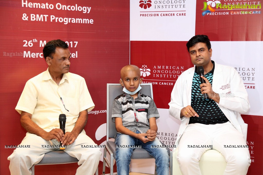 American Oncology Institute Press Conference at Mercure Hyderabad KCP, Hyderabad