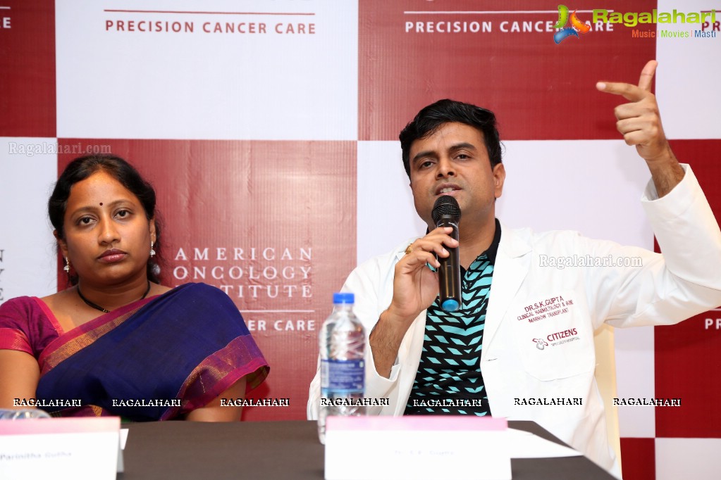 American Oncology Institute Press Conference at Mercure Hyderabad KCP, Hyderabad