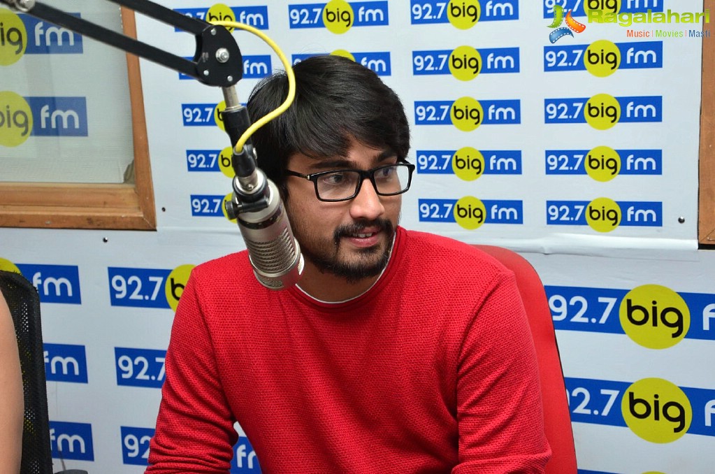 Raj Tarun, Hebah Patel at BIG FM, Hyderabad