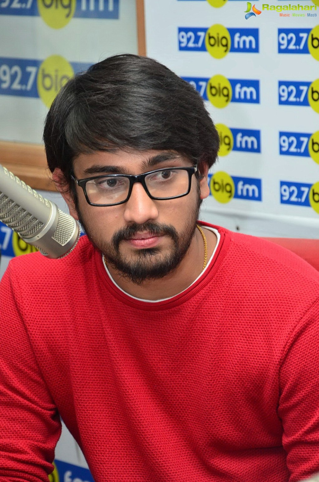 Raj Tarun, Hebah Patel at BIG FM, Hyderabad