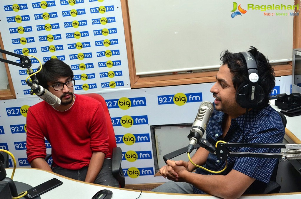 Raj Tarun, Hebah Patel at BIG FM, Hyderabad