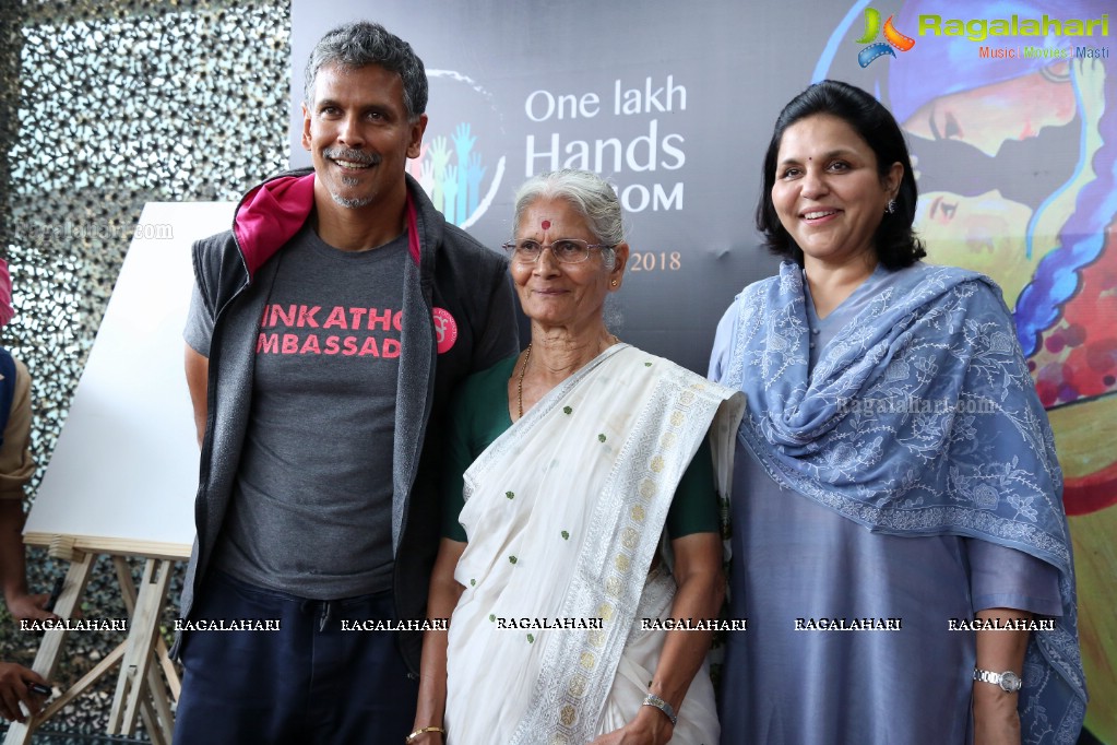 Curtain Raiser of One Lakh Hands For Mom at Apollo Hospitals, Jubilee Hills, Hyderabad