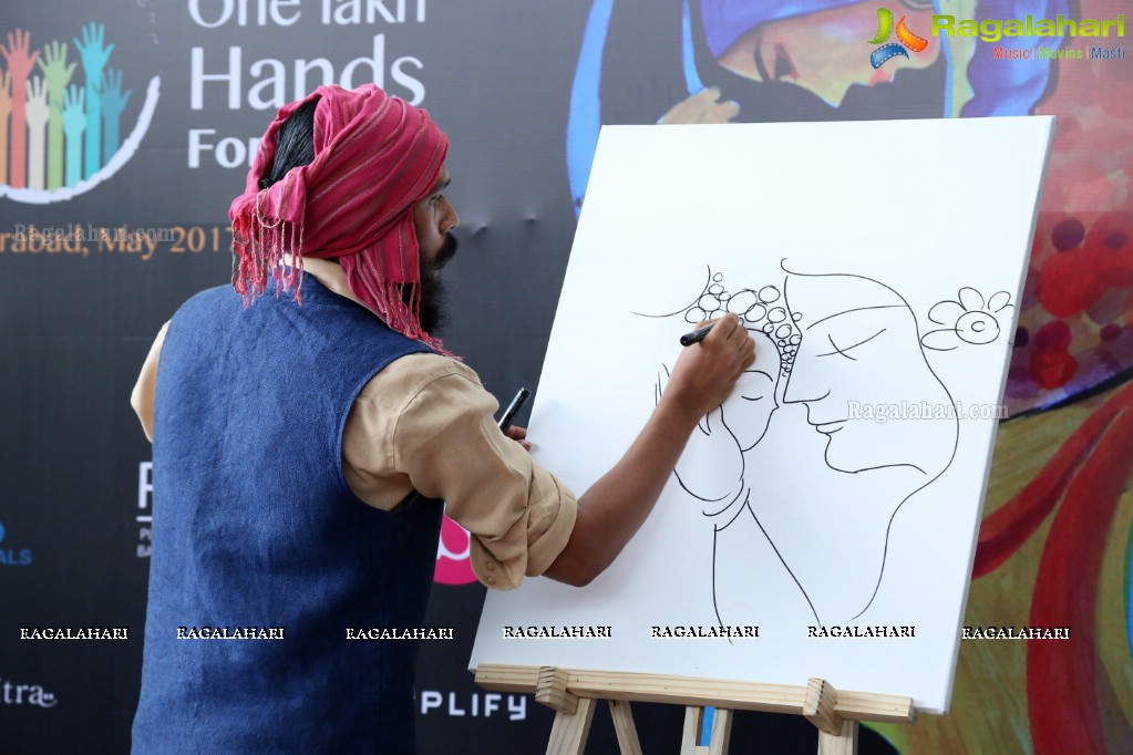 Curtain Raiser of One Lakh Hands For Mom at Apollo Hospitals, Jubilee Hills, Hyderabad