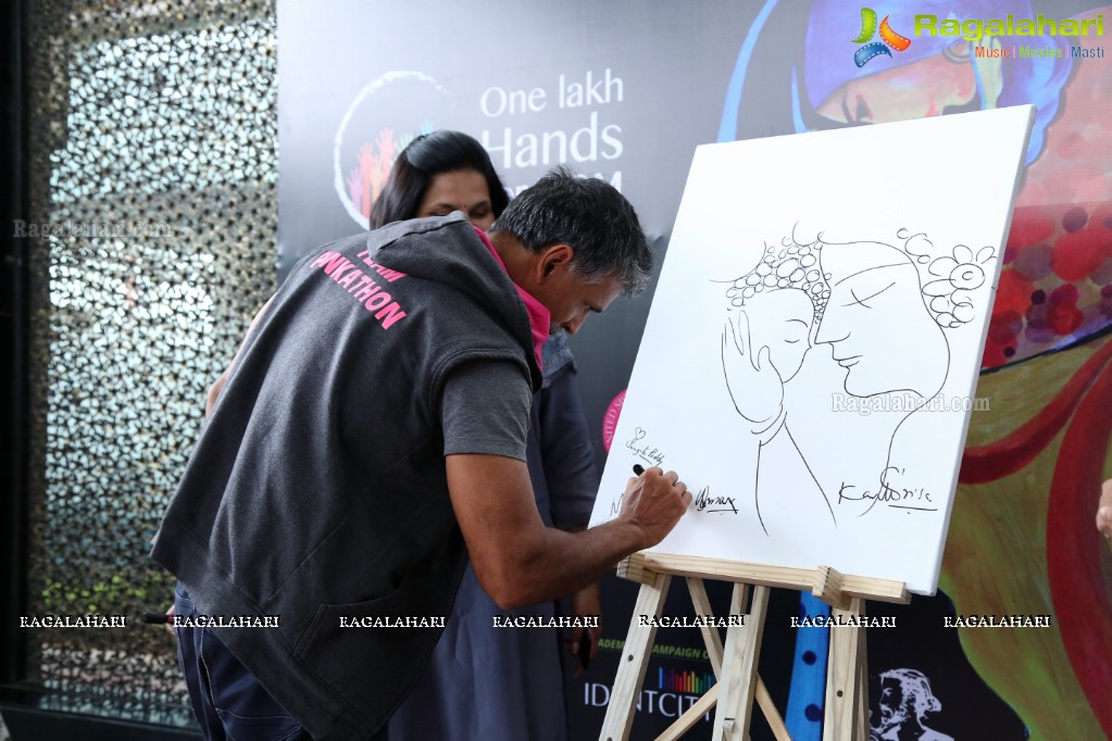 Curtain Raiser of One Lakh Hands For Mom at Apollo Hospitals, Jubilee Hills, Hyderabad