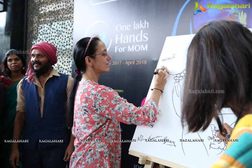 Curtain Raiser of One Lakh Hands For Mom at Apollo Hospitals, Jubilee Hills, Hyderabad