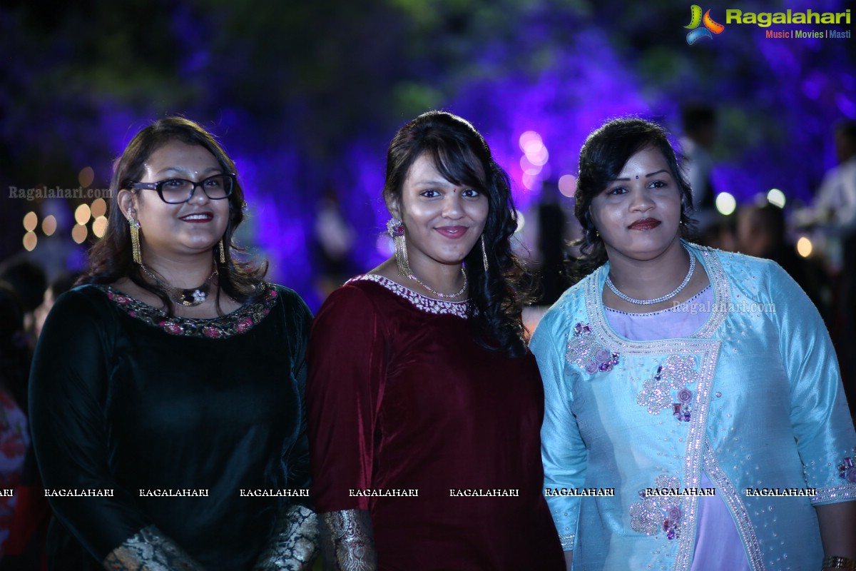 Vattam Family's Bhargav and Amrutha Sangeet at Aalankrita Resort