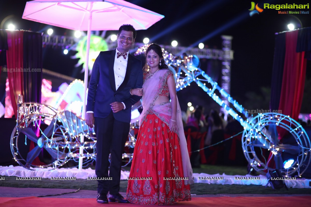 Vattam Family's Bhargav and Amrutha Sangeet at Aalankrita Resort