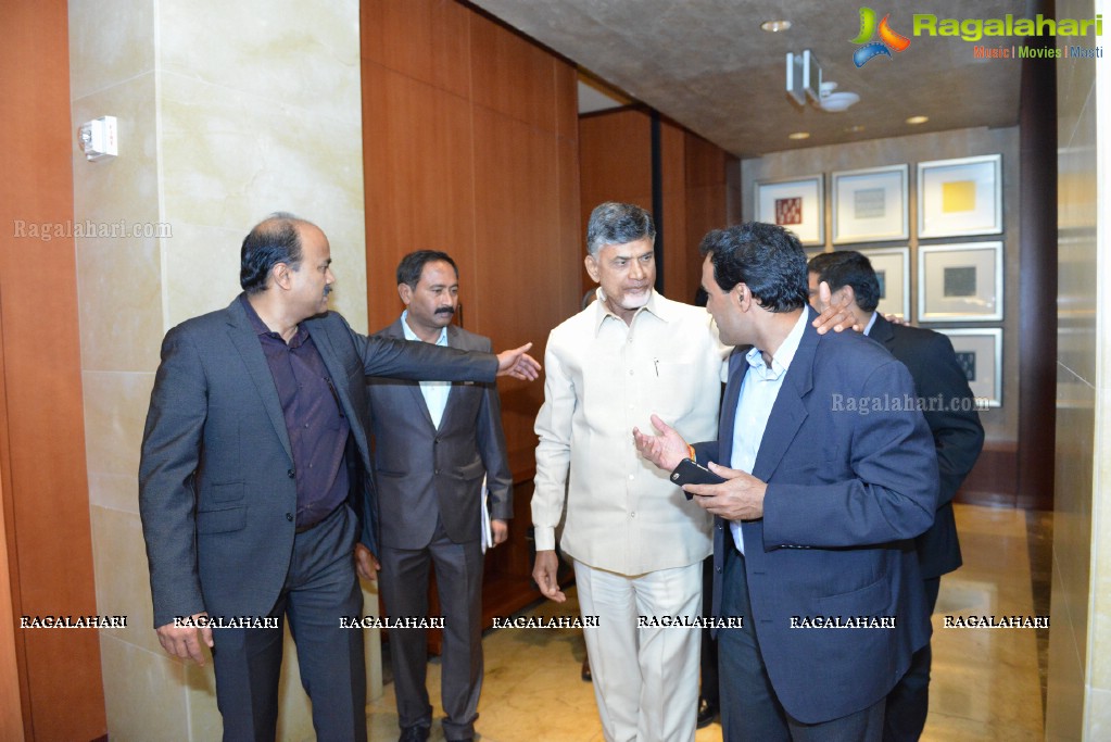 Andhra Pradesh Chief Minister Chandra Babu Naidu Business meet with Bay Area CEOs, California, USA