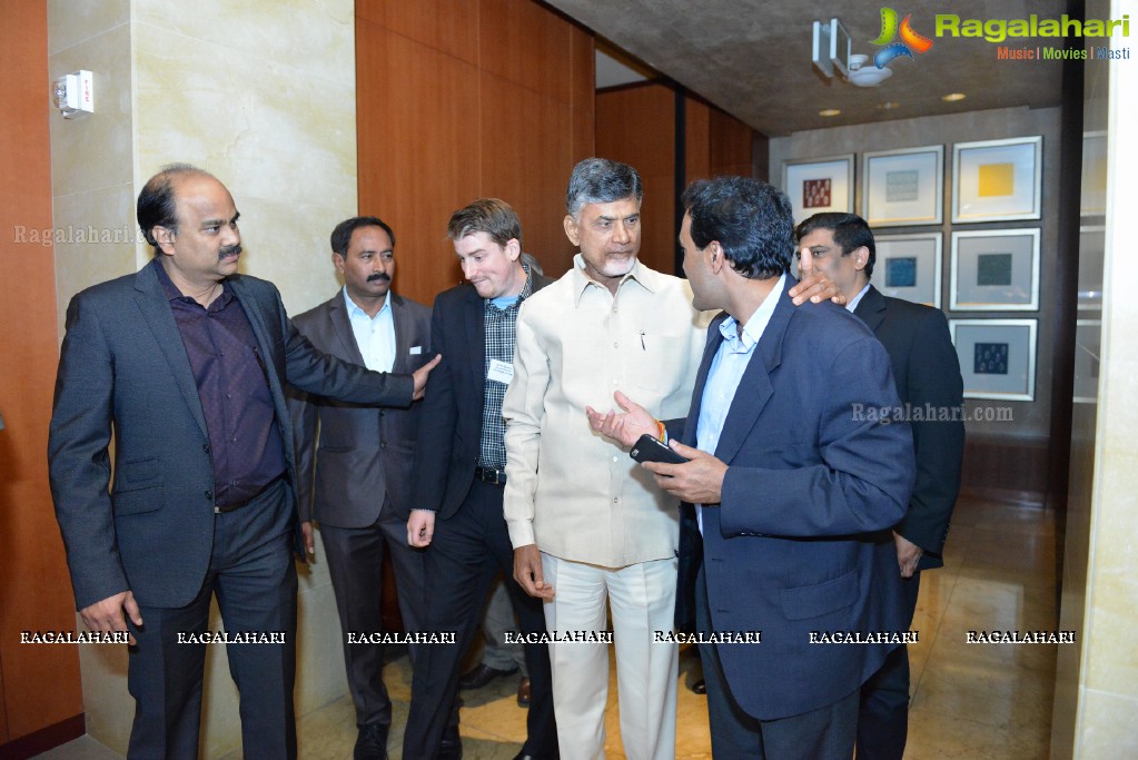 Andhra Pradesh Chief Minister Chandra Babu Naidu Business meet with Bay Area CEOs, California, USA