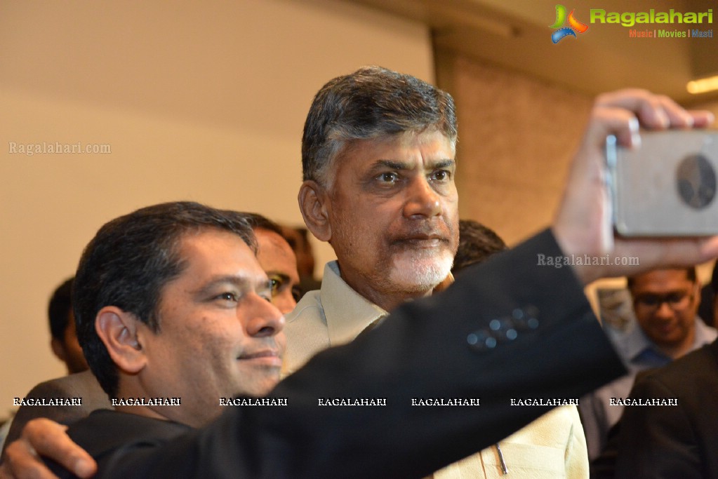 Andhra Pradesh Chief Minister Chandra Babu Naidu Business meet with Bay Area CEOs, California, USA