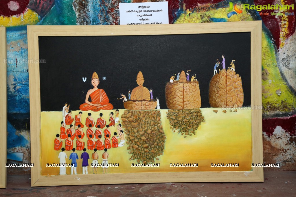 Art Exhibition of Dr. Chandramouly at Pegasus Art Gallery, Hyderabad