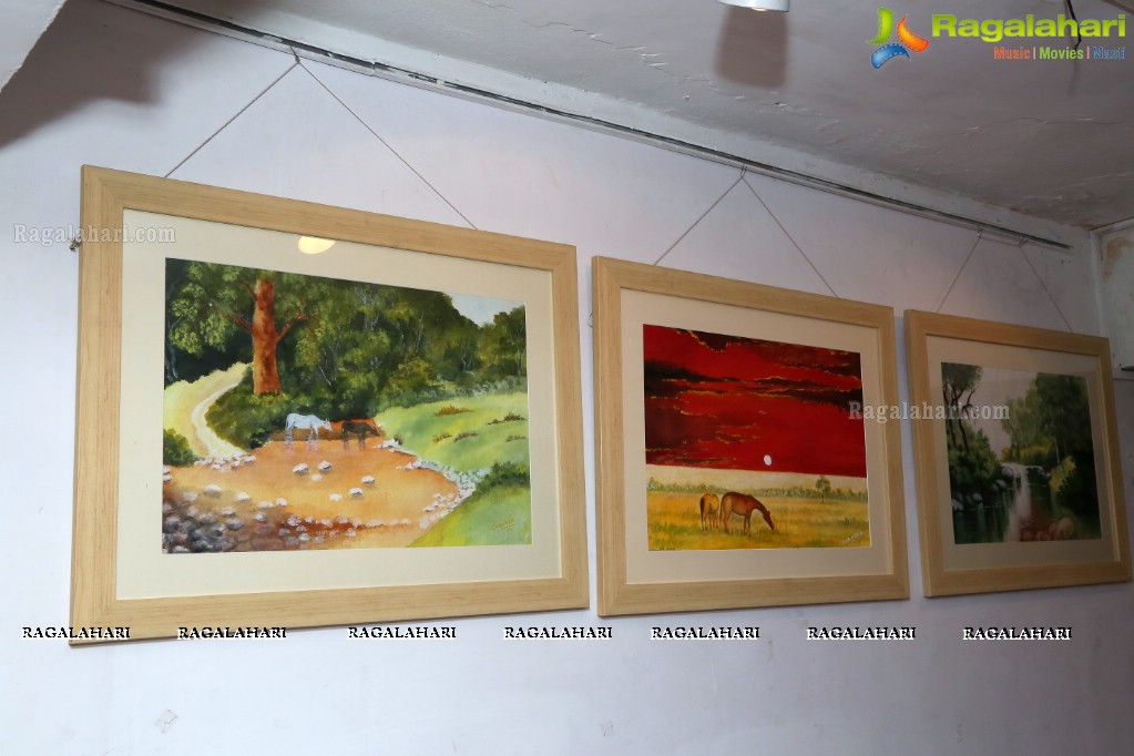 Art Exhibition of Dr. Chandramouly at Pegasus Art Gallery, Hyderabad