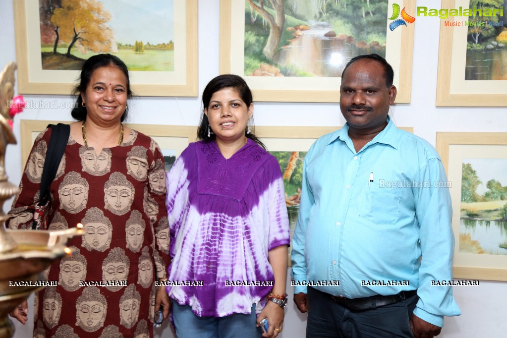 Art Exhibition of Dr. Chandramouly at Pegasus Art Gallery, Hyderabad