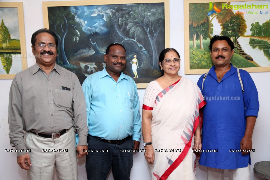 Art Exhibition of Dr. Chandramouly at Pegasus Art Gallery, Hyderabad