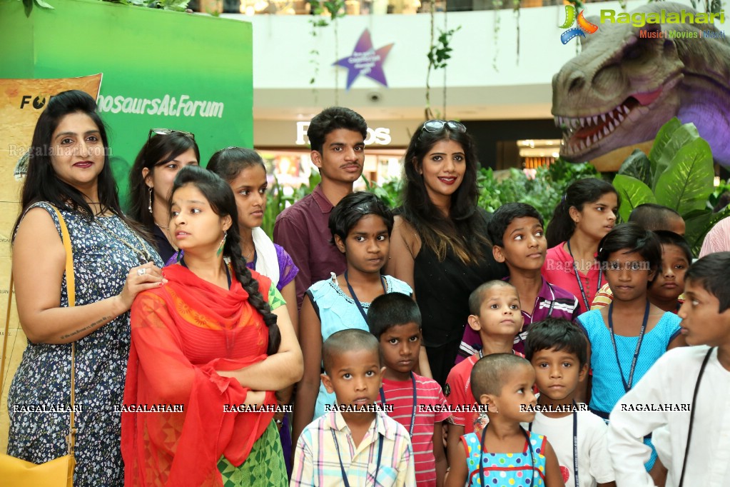 A Creative CSR Initiative for Orphan & Destitute Kids at Dino Park, Forum Sujana Mall, Hyderabad