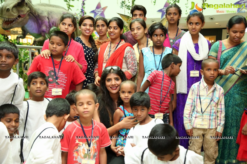 A Creative CSR Initiative for Orphan & Destitute Kids at Dino Park, Forum Sujana Mall, Hyderabad