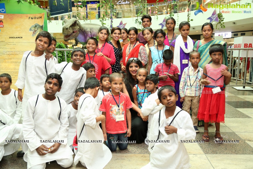 A Creative CSR Initiative for Orphan & Destitute Kids at Dino Park, Forum Sujana Mall, Hyderabad