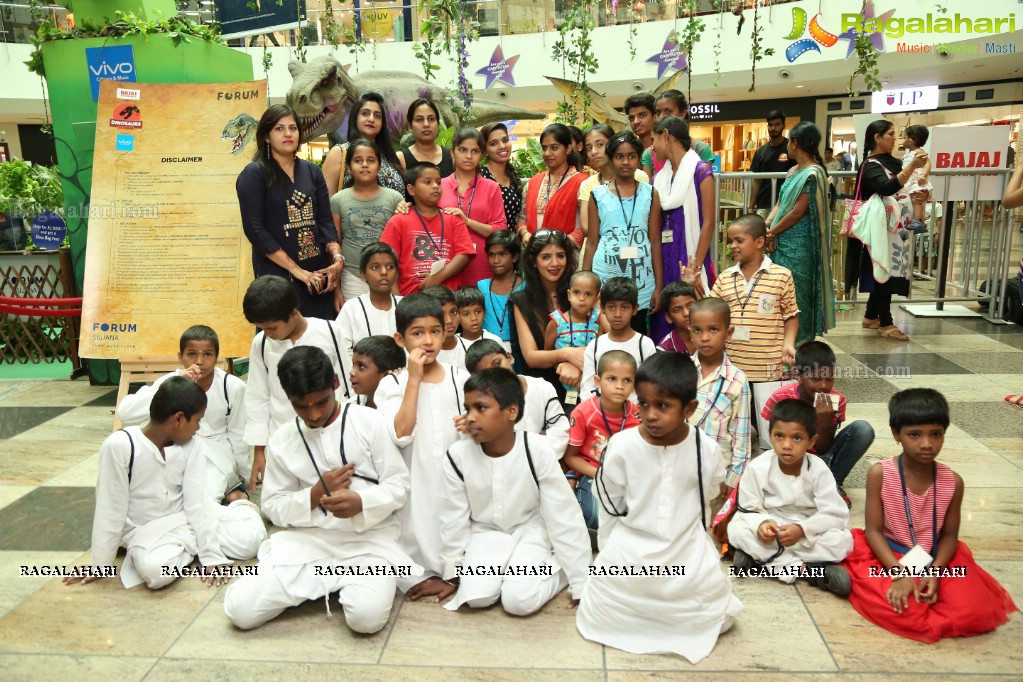 A Creative CSR Initiative for Orphan & Destitute Kids at Dino Park, Forum Sujana Mall, Hyderabad