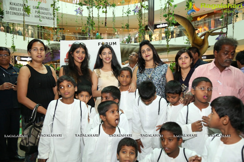 A Creative CSR Initiative for Orphan & Destitute Kids at Dino Park, Forum Sujana Mall, Hyderabad