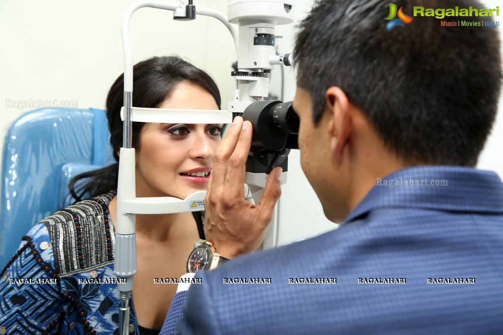 Regina Cassandra inaugurates Dr. Agarwal's Eye Hospital at Himayatnagar