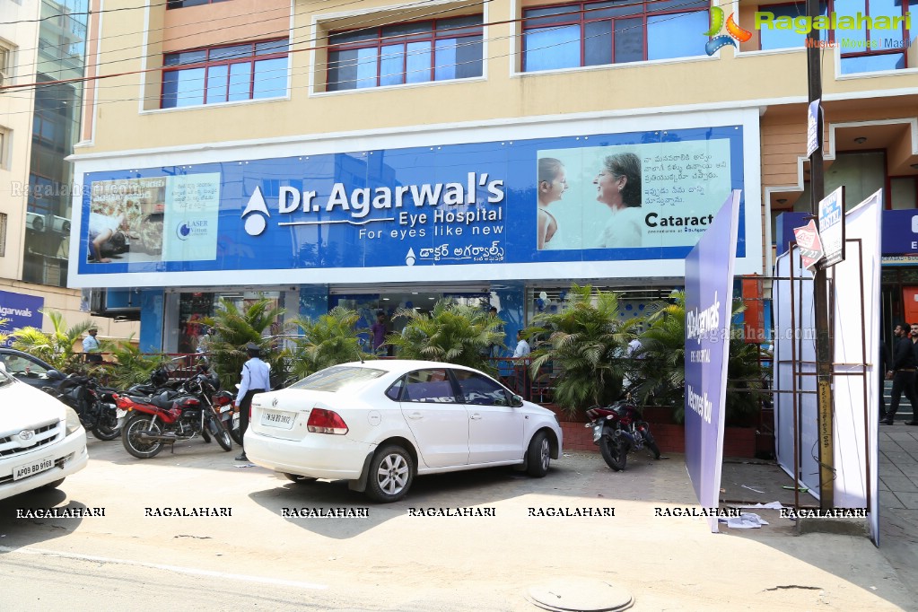 Regina Cassandra inaugurates Dr. Agarwal's Eye Hospital at Himayatnagar