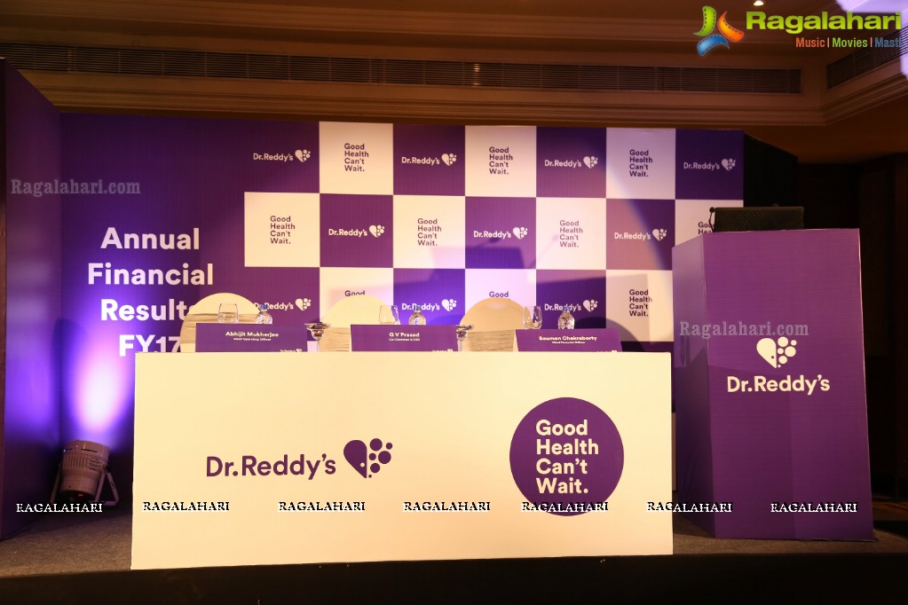 Dr. Reddy's Laboratories Announcement of Company's Annual Results of FY17