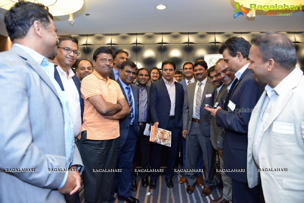 ITServe Alliance Team meets Telangana IT Minister KTR in California