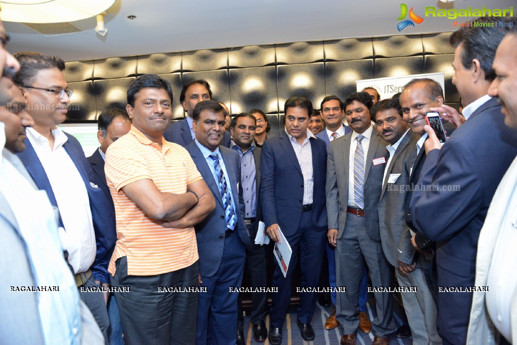 ITServe Alliance Team meets Telangana IT Minister KTR in California