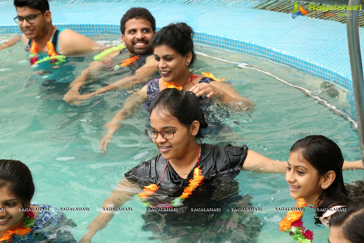 Aqua Dance by Nicy Joseph and Venu Mandala at Country Club, Hyderabad