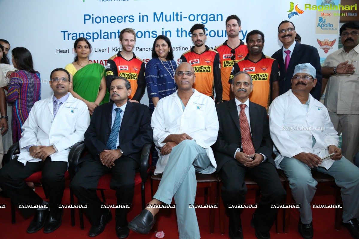 Organ Donation Awareness Program by Apollo Hospitals and Sunrisers Hyderabad