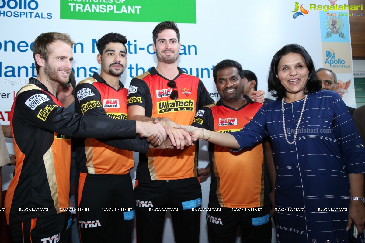 Organ Donation Awareness Program by Apollo Hospitals and Sunrisers Hyderabad