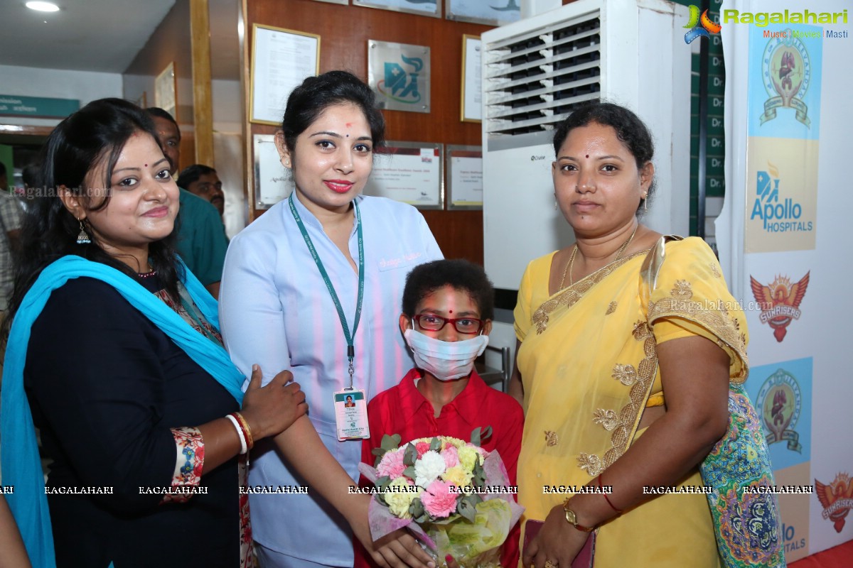 Organ Donation Awareness Program by Apollo Hospitals and Sunrisers Hyderabad